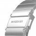Mageasy Maestro Stainless Steel Band - стоманена, неръждаема каишка за Apple Watch 42мм, 44мм, 45мм, Ultra 49мм (сребрист) 4