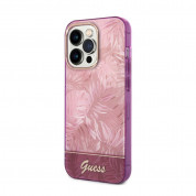 Guess Jungle Hybrid Case for iPhone 14 Pro (pink)