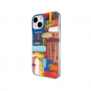 SwitchEasy Artist Impasto Case - дизайнерски хибриден удароустойчив кейс за iPhone 14 Plus (шарен)  1