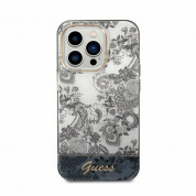 Guess Toile De Jouy Logo Case for iPhone 14 Pro (grey) 1