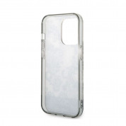 Guess Toile De Jouy Logo Case - дизайнерски кейс с висока защита за iPhone 14 Pro (сив) 4