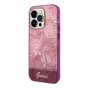 Guess Jungle Hybrid Case for iPhone 14 Pro Max (pink)