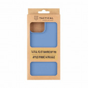 Tactical Velvet Smoothie Cover - силиконов калъф за iPhone 14 Pro Max (син) 3