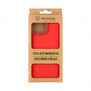 Tactical Velvet Smoothie Cover - силиконов калъф за iPhone 14 Pro Max (червен) 3