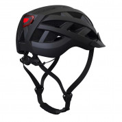 Modelabs LED Scooter Helmet Size L - защитна каска за скутер или тротинетка (черен)