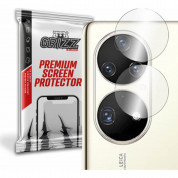 GrizzGlass Camera Hybrid Glass - хибридно защитно покритие за камерите на Huawei P50 Pro (2 броя) (прозрачен)