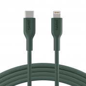 Belkin Playa USB-C to Lightning Cable PD 18W - MFI сертифициран USB-C към Lightning кабел за Apple устройства с Lightning порт (100 см) (зелен)