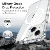 ESR Air Armor HaloLock MagSafe Case - хибриден удароустойчив кейс с MagSafe за iPhone 14 Pro (прозрачен) 3