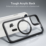 ESR CH HaloLock MagSafe Case - хибриден удароустойчив кейс с MagSafe за iPhone 14, iPhone 13 (прозрачен-черен) 4