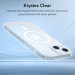 ESR Krystec HaloLock MagSafe Case - хибриден кейс с висока степен на защита с MagSafe за iPhone 14 Plus (прозрачен) 8