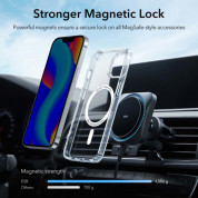 ESR Krystec HaloLock MagSafe Case - хибриден кейс с висока степен на защита с MagSafe за iPhone 14 Plus (прозрачен) 4