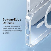 ESR Krystec HaloLock MagSafe Case - хибриден кейс с висока степен на защита с MagSafe за iPhone 14 Plus (прозрачен) 3