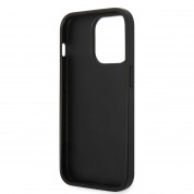 Karl Lagerfeld Glitter Flakes Ikonik Case - хибриден удароустойчив кейс за iPhone 14 Pro (черен) 4