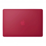 Speck SmartShell Case - качествен предпазен кейс за MacBook Pro 15 Touch Bar (модели от 2016 до 2019 година) (тъмнорозов)