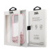 Karl Lagerfeld Liquid Glitter Big KL Logo Case - дизайнерски кейс с висока защита за iPhone 14 Pro (прозрачен-розов) 6