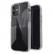 Speck Presidio Grip Case - удароустойчив хибриден кейс за iPhone 12, iPhone 12 Pro (прозрачен) 3