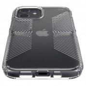 Speck Presidio Grip Case - удароустойчив хибриден кейс за iPhone 12, iPhone 12 Pro (прозрачен) 4