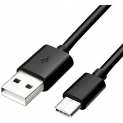 Samsung USB-A to USB-C Data Cable RT-DLC-C215-BW - кабел за устройства с USB-C порт (150 см) (черен) (bulk)