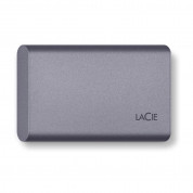 Lacie Secure High Performance External SSD USB-C 2TB - удароустойчив външен хард диск с USB-C (тъмносив)