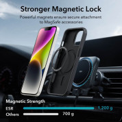 ESR CH HaloLock MagSafe Case - хибриден удароустойчив кейс с MagSafe за iPhone 14, iPhone 13 (черен) 5