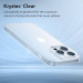 ESR Krystec HaloLock Case - хибриден кейс с висока степен на защита за iPhone 14 Pro (прозрачен) 2