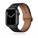 Tech-Protect Leatherfit Watch Band - кожена каишка от естествена кожа за Apple Watch 38мм, 40мм, 41мм (черен) 1