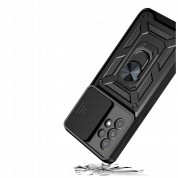 Tech-Protect CamShield Pro Hard Case - хибриден удароустойчив кейс с пръстен против изпускане за Samsung Galaxy A23 5G (черен) 1
