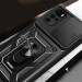 Tech-Protect CamShield Pro Hard Case - хибриден удароустойчив кейс с пръстен против изпускане за Motorola Moto G22, E32, E32s (черен) 5