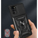 Tech-Protect CamShield Pro Hard Case - хибриден удароустойчив кейс с пръстен против изпускане за Motorola Moto G22, E32, E32s (черен) 3