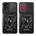 Tech-Protect CamShield Pro Hard Case - хибриден удароустойчив кейс с пръстен против изпускане за Motorola Moto G22, E32, E32s (черен) 2