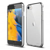 Elago Cushion Case - удароустойчив силиконов (TPU) калъф за iPhone SE (2022), iPhone SE (2020), iPhone 8, iPhone 7 (прозрачен)