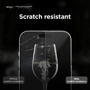 Elago Tempered Glass - калено стъклено защитно покритие за дисплея на iPhone 14, iPhone 14 Pro (прозрачен) 2