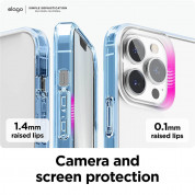 Elago Hybrid Case - хибриден удароустойчив кейс за iPhone 13 Pro (прозрачен-син) 6