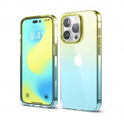 Elago Aurora Silicone Case for iPhone 14 Pro (yellow blue)