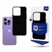 3MK Matt Case - силиконов (TPU) калъф за iPhone 14 Pro Max (черен)