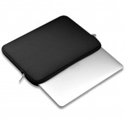 Tech-Protect Laptop Sleeve - неопренов калъф за MacBook Air 13, MacBook Pro 13, MacBook Pro 14 и лаптопи до 14 инча (сив) 3