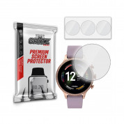 GrizzGlass Hydrogel Screen Protector Set 28 mm - универсално хибридно защитно покритие за дисплея на часовници с диаметър на дисплея до 28 мм (3 броя) (прозрачен)