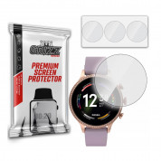 GrizzGlass Hydrogel Screen Protector Set 41 mm - универсално хибридно защитно покритие за дисплея на часовници с диаметър на дисплея до 41 мм (3 броя) (прозрачен)