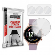 GrizzGlass Hydrogel Screen Protector Set 43 mm - универсално хибридно защитно покритие за дисплея на часовници с диаметър на дисплея до 43 мм (3 броя) (прозрачен)
