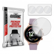 GrizzGlass Hydrogel Screen Protector Set 45 mm - универсално хибридно защитно покритие за дисплея на часовници с диаметър на дисплея до 45 мм (3 броя) (прозрачен)