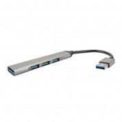 4smarts 4in1 USB-A 4-port USB Hub (gray)