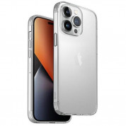 Uniq AirFender Slim Flexible Case - удароустойчив силиконов (TPU) калъф за iPhone 14 Pro Max (прозрачен)