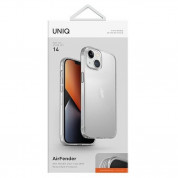Uniq AirFender Slim Flexible Case - удароустойчив силиконов (TPU) калъф за iPhone 14 (прозрачен) 7