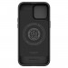 Spigen Optik Armor MagFit MagSafe Case - тънък качествен силиконов (TPU) калъф с капак за камерата с MagSafe за iPhone 14 Pro Max (черен) 12