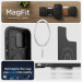 Spigen Optik Armor MagFit MagSafe Case - тънък качествен силиконов (TPU) калъф с капак за камерата с MagSafe за iPhone 14 Pro Max (черен) 19