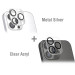 4smarts StyleGlass Camera Lens Protector - 2 броя предпазни плочки за камерата на iPhone 14 Pro, iPhone 14 Pro Max (сребрист и прозрачен) 1