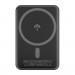 Dudao Magnetic Wireless Power Bank 5000 mAh 10W - безжична преносима външна батерия с USB-C вход за iPhone с Magsafe (черен) 1
