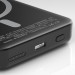 Dudao Magnetic Wireless Power Bank 5000 mAh 10W - безжична преносима външна батерия с USB-C вход за iPhone с Magsafe (черен) 8