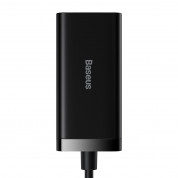 Baseus GaN 3 Pro Charger 100W (CCGP000101) - захранване за ел. мрежа за лаптопи, смартфони и таблети с 2xUSB-A и 2xUSB-C изходи с технология за бързо зареждане и USB-C кабел (черен) 2