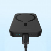 Baseus Magnetic Wireless Charging Power Bank 6000 mAh 20W (PPCX020001) - преносима външна батерия с USB-C порт и безжично зареждане с MagSafe (черен) 10
